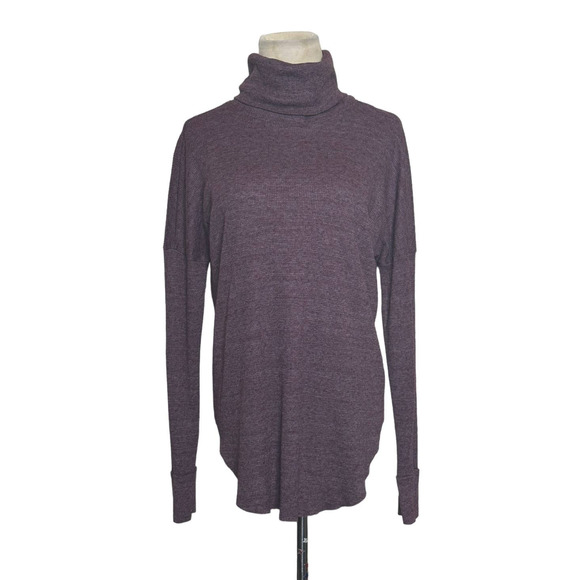Michael Stars maroon long sleeves turtle neck sweater size XS - Picture 1 of 9